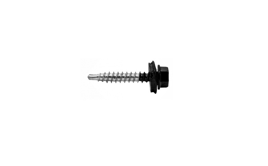 Саморез кровельный Aquasystem RAL 9005 MATT