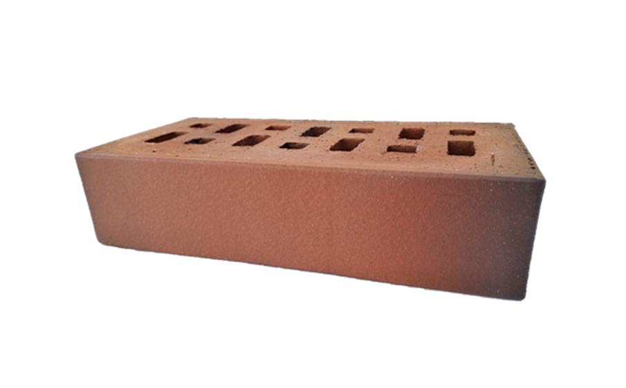 Кирпич клинкерный ЛСР темно-красный флэшинг, 210*100*50 мм