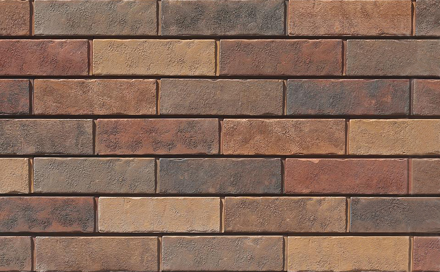 Декоративный кирпич для навесных вентилируемых фасадов White Hills Хофф брик F392-50, 240*71*25-27 мм