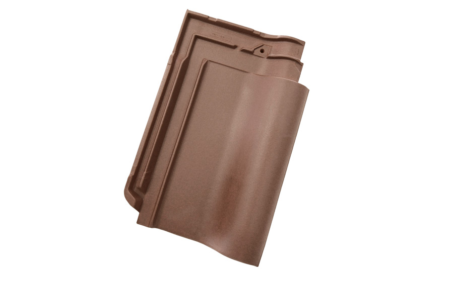 Керамическая черепица рядовая Koramic Universo 14 Dark Brown Engobe