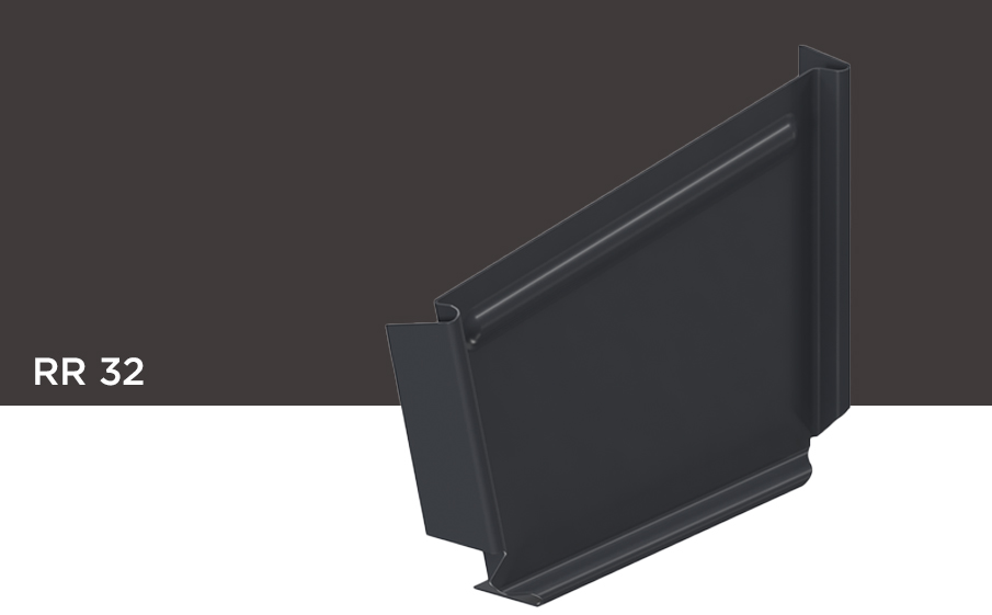 Заглушка желоба правая Orima RR 32 для системы D 110/85*85 мм