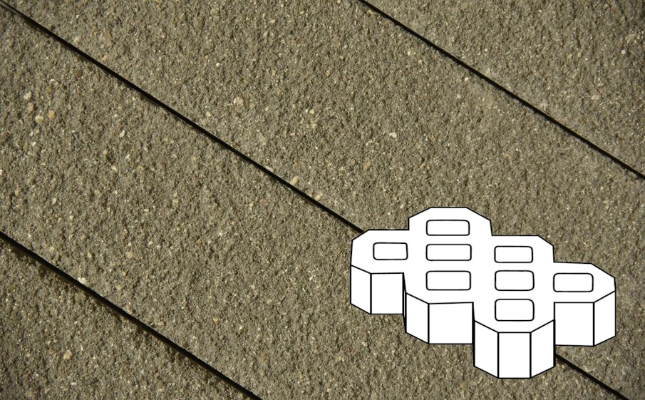 Плитка тротуарная Готика Premium Bronze, Экопарковка Б.6.ГР.10, №12, 600*400*100 мм