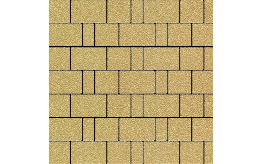 Плитка тротуарная SteinRus, Бельпассо Б.23(М).Псм.6, Native, песочный, толщина 60 мм
