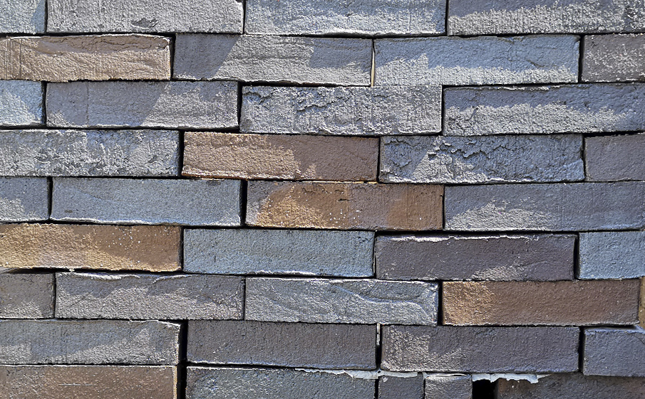 Кирпич клинкерный Muhr 05 Eisenschmelz Schwarzbraun Wasserstrich, 212*104*50 мм