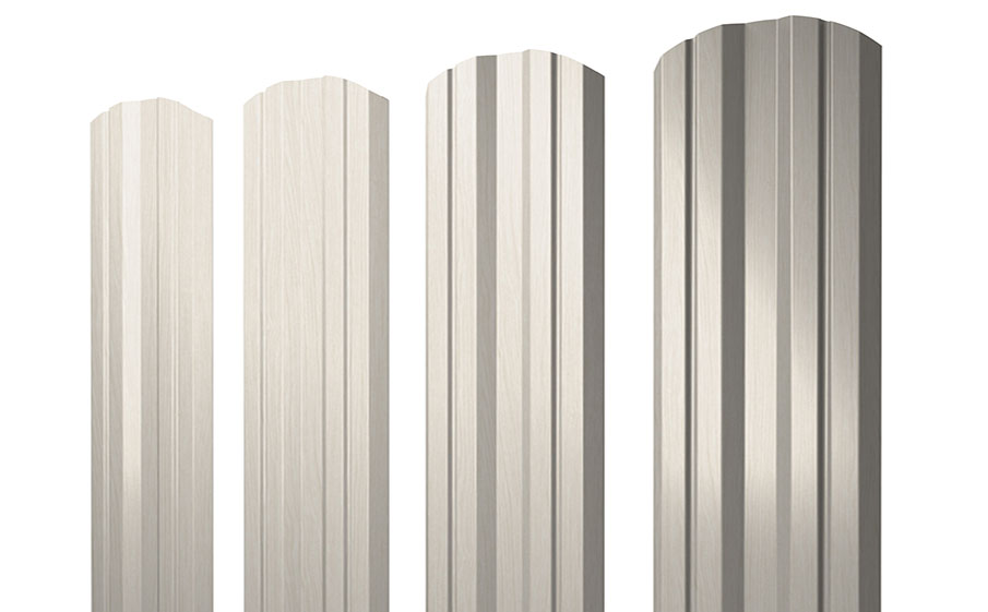 Штакетник Twin фигурный Print Elite Milky Wood