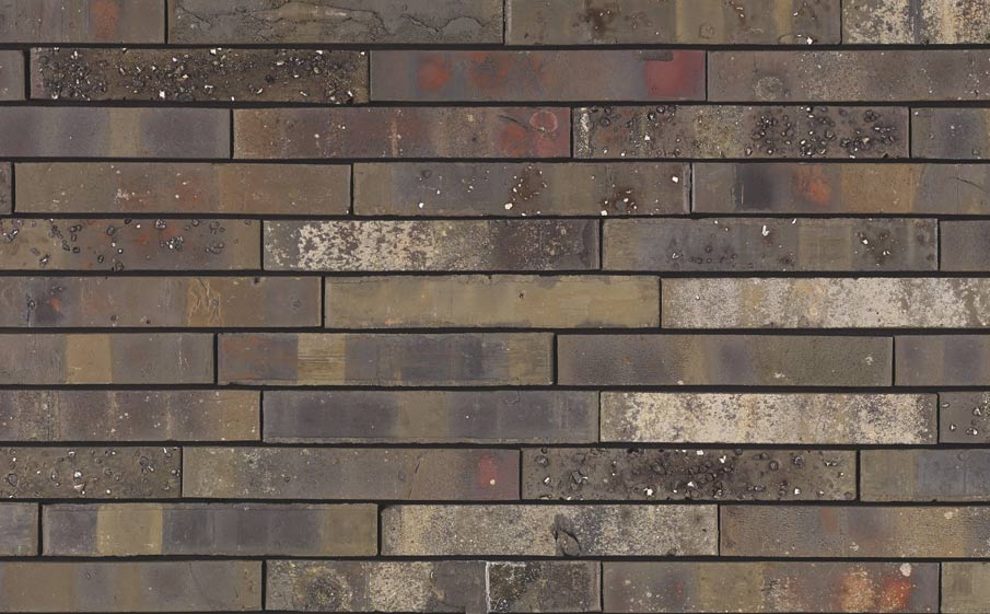 Кирпич облицовочный Terca Archipolis Onyx Zwart, 240*65*40 мм