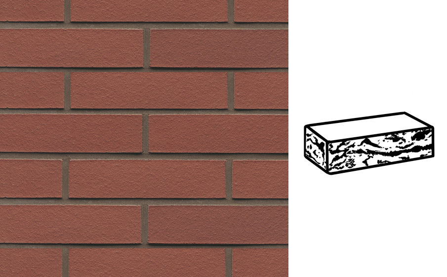 Кирпич клинкерный Muhr 03 Naturrot готик, 290*90*71 мм