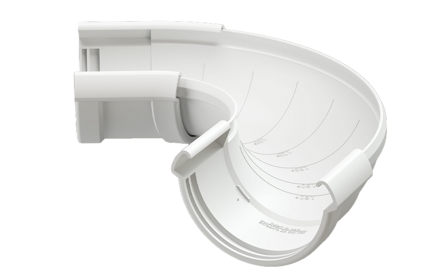 Угол регулируемый Docke LUX, диапазон 60-160 градусов, пломбир