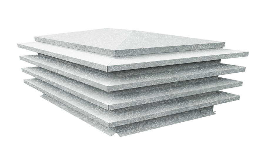 Дымник на трубу Grand Line елка 780*510 мм Zn