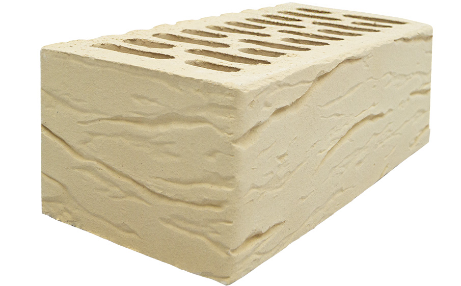 Кирпич облицовочный Кротовский КЗ Классика Имбирь рустик 250*120*88 мм