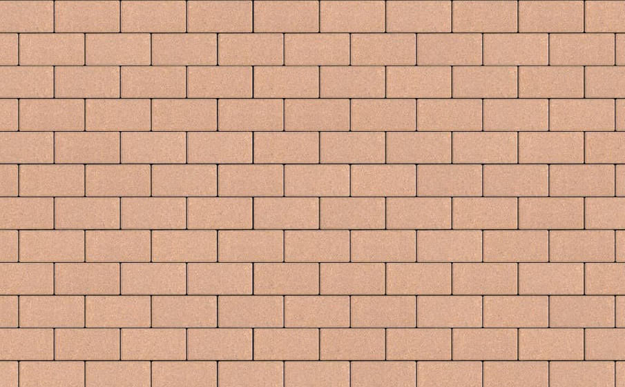 Тротуарная плитка Steingot Моноцвет, Прямоугольник, бежевый, 200*100*100 мм