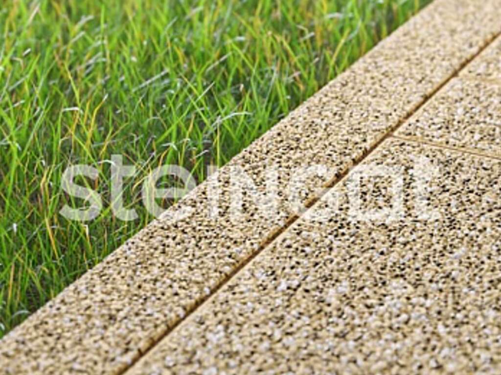 Тротуарный бордюр садовый Steingot, Премиум, Песчаный гранит (Grano), 1000*200*80 мм