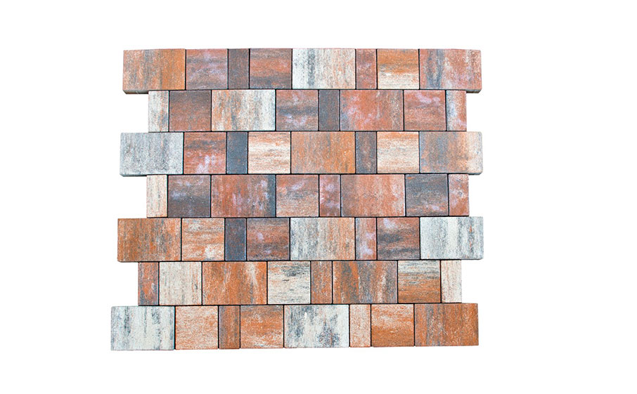 Плитка тротуарная BRAER Старый город Ландхаус Color Mix Койот, толщина 60 мм