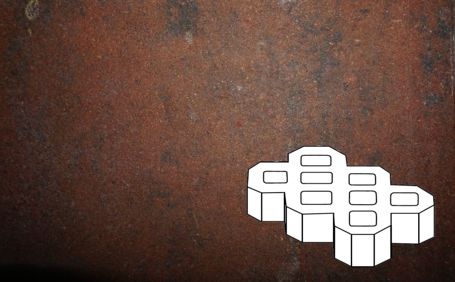 Плитка тротуарная Готика Natur, Экопарковка Б.6.ГР.10, Гавана, 600*400*100 мм