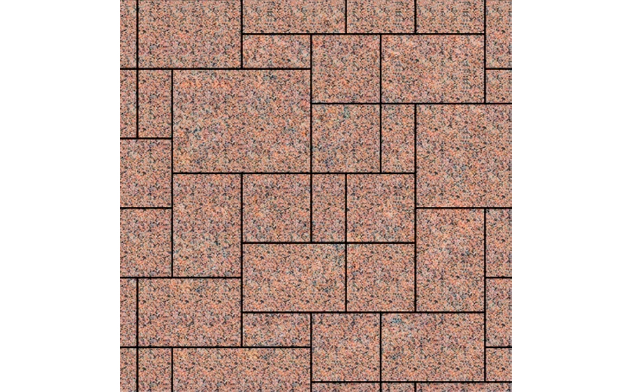 Плитка тротуарная SteinRus Инсбрук Альпен Б.7.Псм.6 Backwash, Яшма, толщина 60 мм