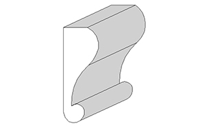 Декоративный элемент Lear MOB 9, 180*65*100 мм