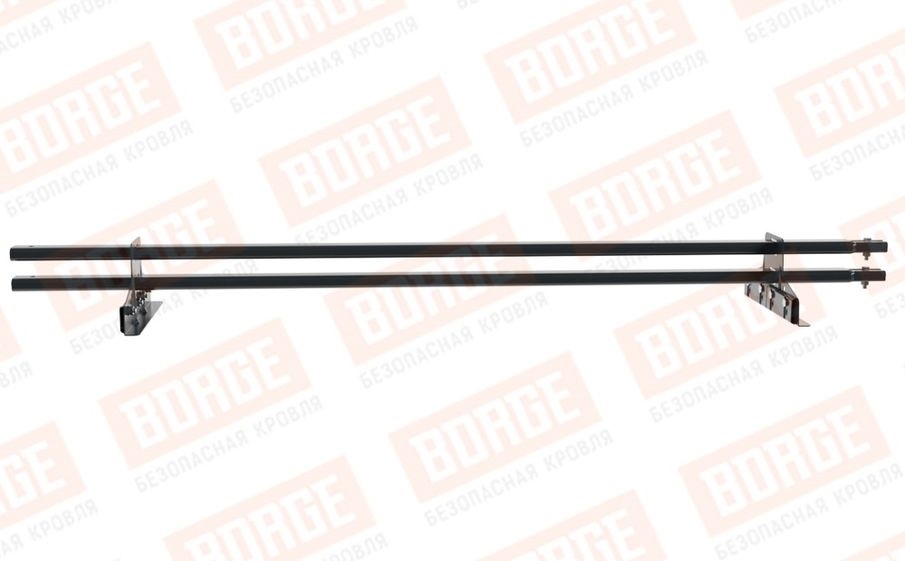 Снегозадержатель трубчатый Borge для фальцевой кровли оцинкованный RAL 7016, 1,5 м