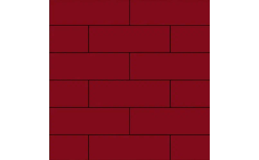 Плитка тротуарная SteinRus Гранада Б.7.П.8 гладкая, винный, 600*200*80 мм