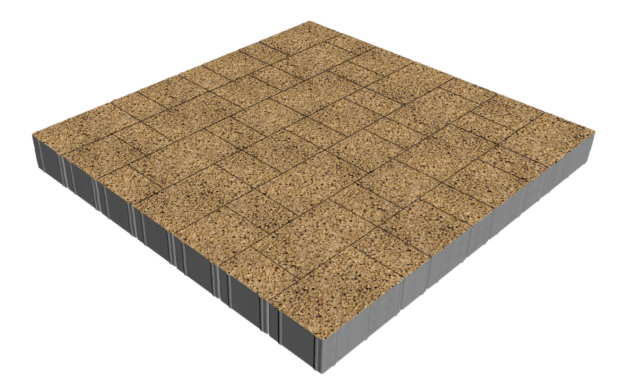 Плитка тротуарная SteinRus Новый город Рид В.8.Псм.8, Backwash, Истра, толщина 80 мм