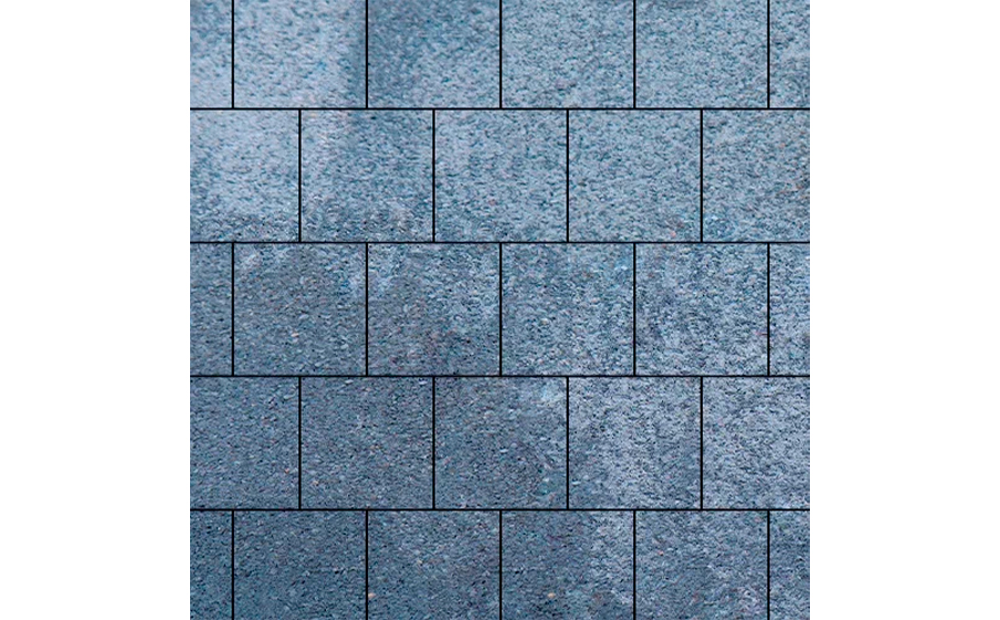 Плитка тротуарная SteinRus Valencia Б.3.К.8 Backwash, Байкал, 300*300*80 мм