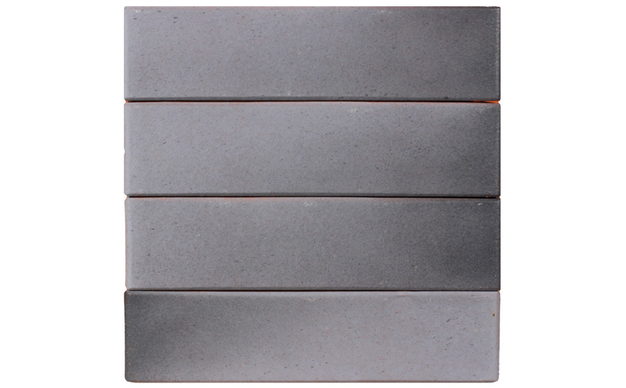 Кирпич клинкерный ЛСР Харстад кремовый двойной ангоб серый с серебром гладкий, 250*85*65 мм