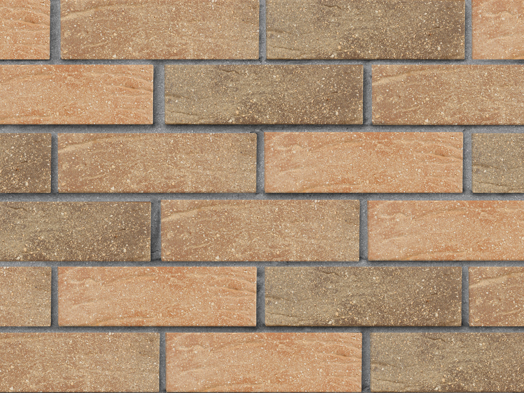 Кирпич облицовочный ЛСР, красный флэш с пепельной посыпкой, рустик, утолщенные стенки, 250*120*65 мм