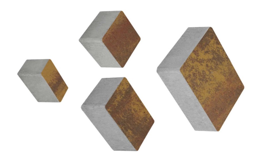 Плитка тротуарная Мюнхен Б.2.Фсм.6 листопад гладкий осень, комплект 4 шт, толщина 60 мм