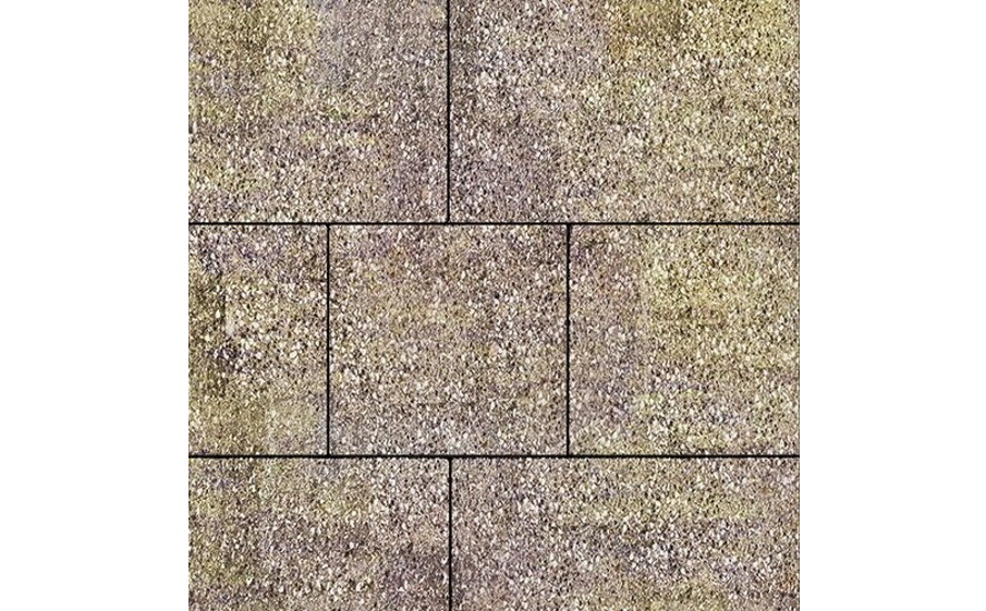 Плитка тротуарная SteinRus Инсбрук Ланс Б.5.Псм.6, Old-age, ColorMix Тахель, толщина 60 мм