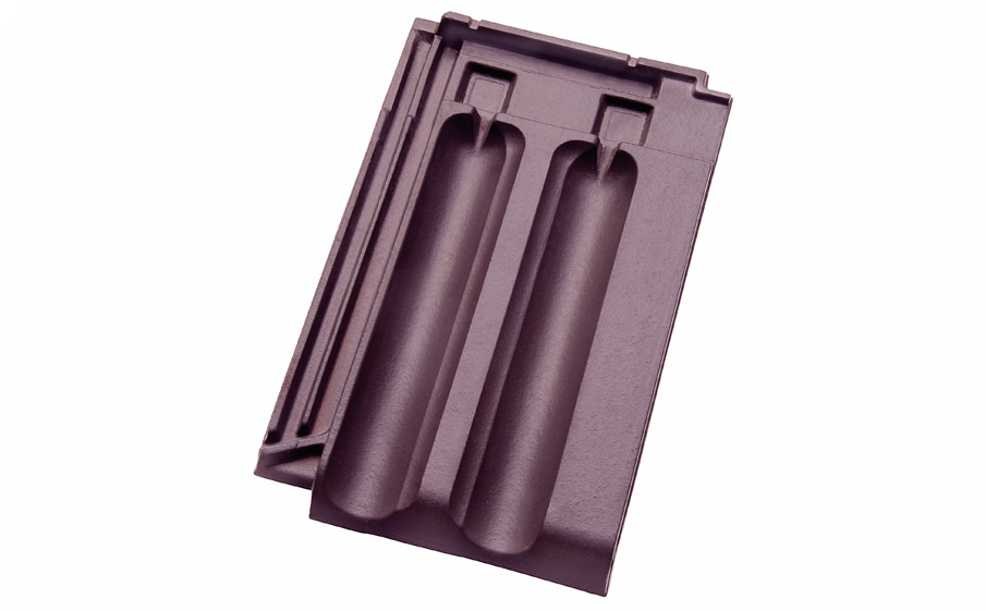 Керамическая черепица рядовая Koramic Mondo 12 Anthracite Engobe