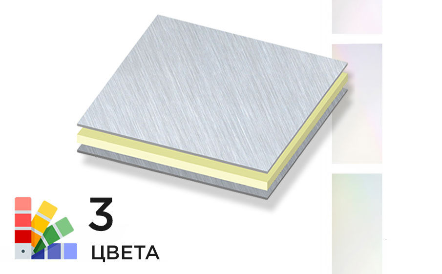 Алюминиевая композитная панель SIBALUX РФ PEARL