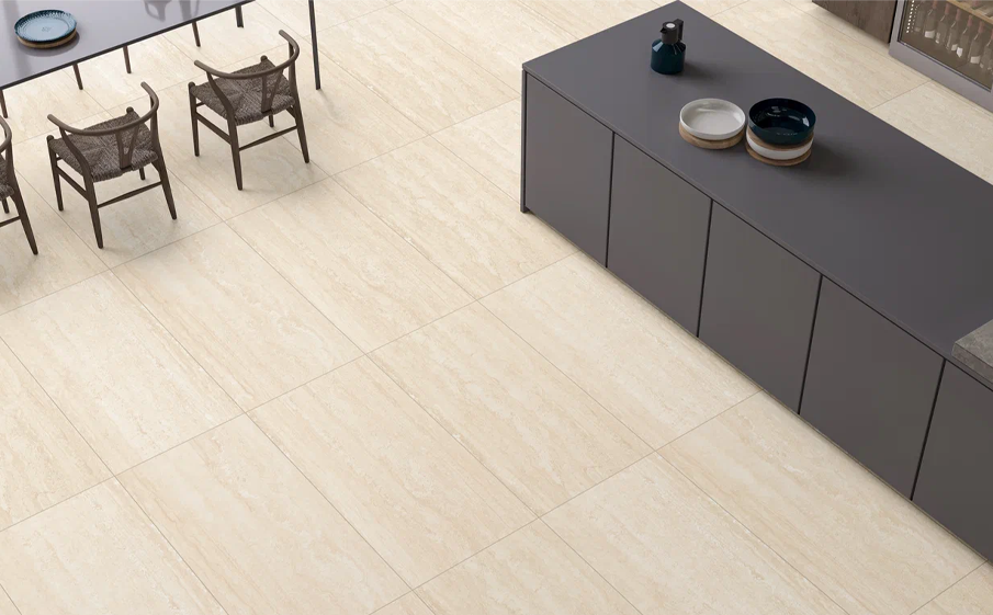 Керамогранит Eternal matt Travertine Crema, 1200*600*9 мм