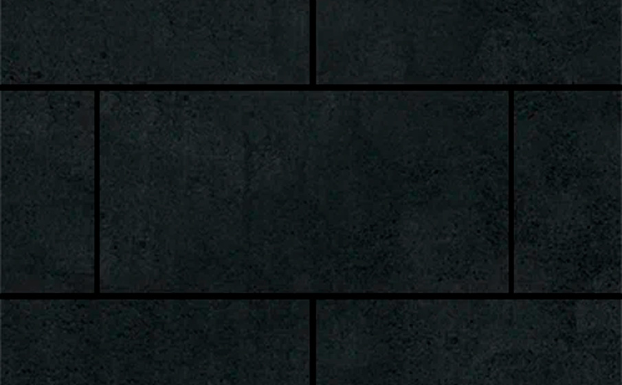 Плитка тротуарная SteinRus Парк Плейс Б.3.П.8 гладкая, черный, 600*300*60 мм