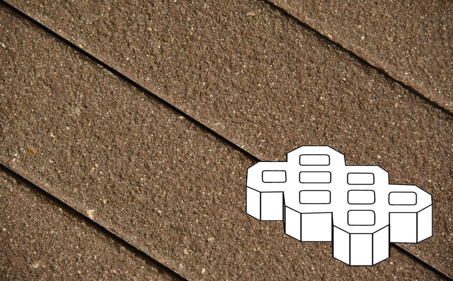 Плитка тротуарная Готика Premium Bronze, Экопарковка Б.6.ГР.10, №7, 600*400*100 мм