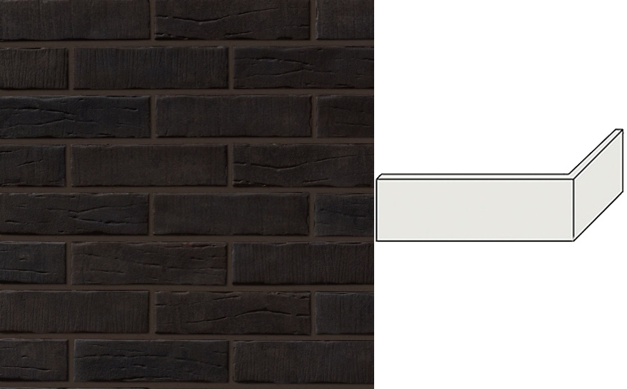 Декоративный кирпич Leonardo Stone угловой элемент Нью-Йорк 237/113*72*12 мм 708