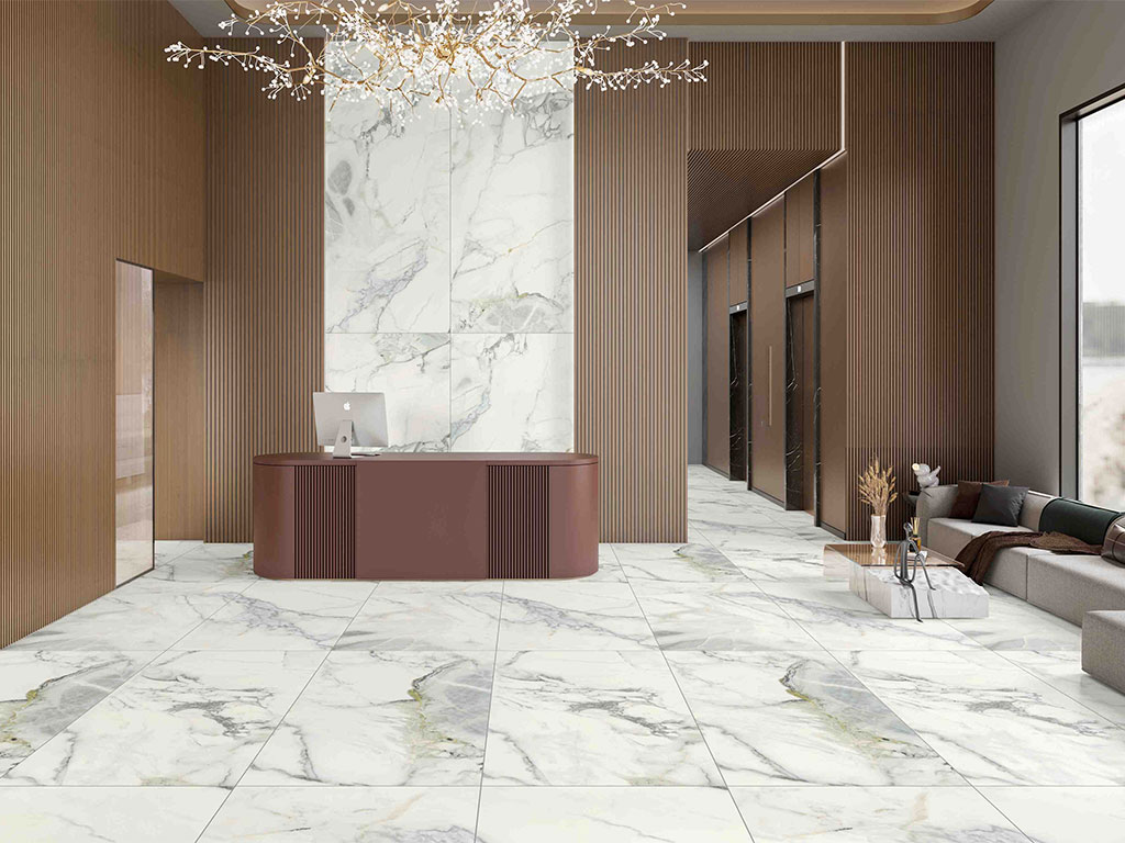 Керамогранит ENNFACE Pacific White Matt, 1200*600*9 мм