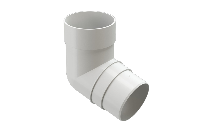 Колено трубы Docke PREMIUM 72 градуса, пломбир