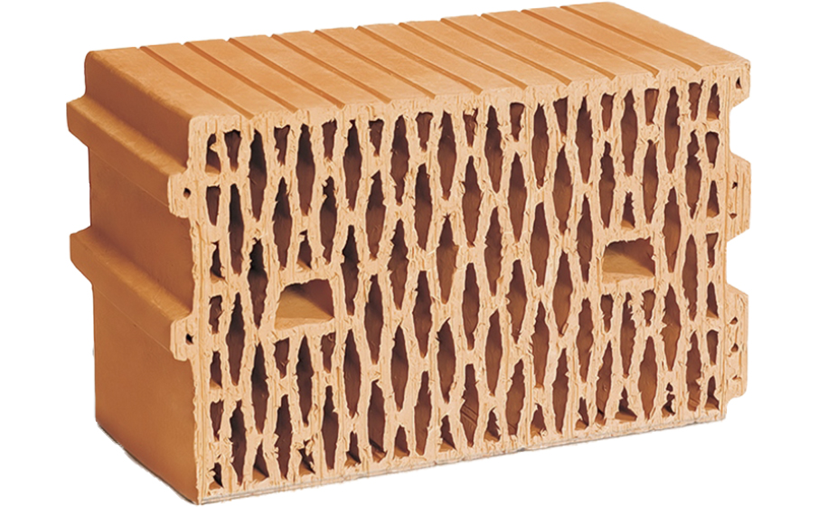 Керамический блок поризованный ЛСР 11,2 НФ, М-75 ТУ, 398*250*219 мм