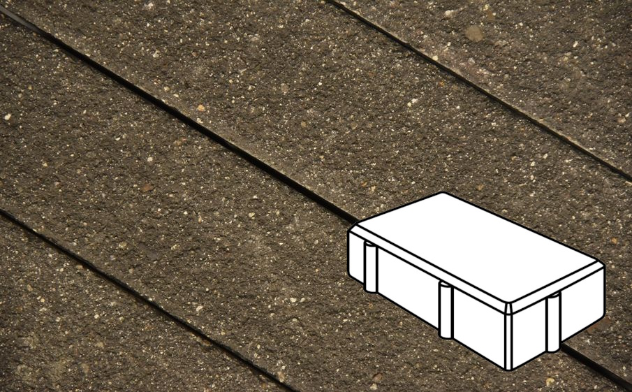 Плитка тротуарная Готика Premium Bronze, Брусчатка Б.2.П.7, №14, 200*100*70 мм