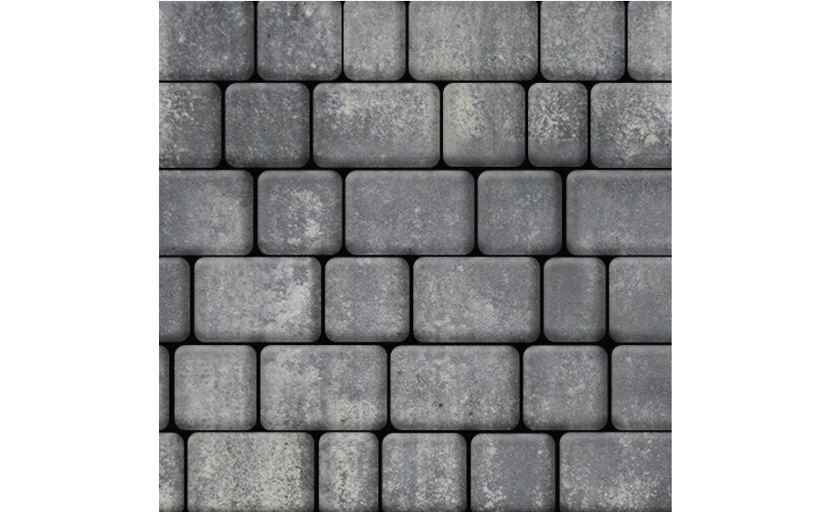 Плитка тротуарная SteinRus Инсбрук Альт А.1.Фсм.4, гладкая, ColorMix Актау, толщина 40 мм