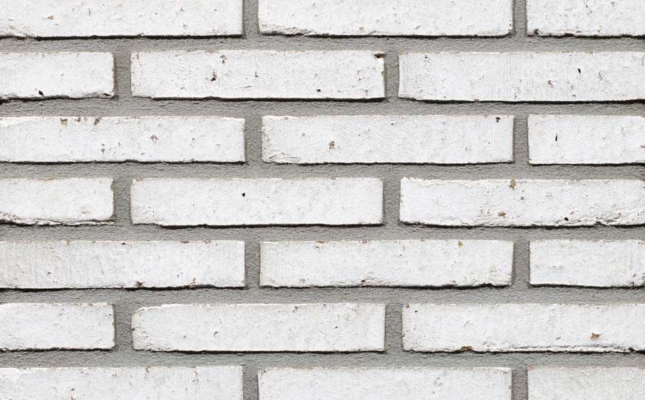 Кирпич облицовочный Terca Pure White Falls ручной формовки, 210*100*50 мм