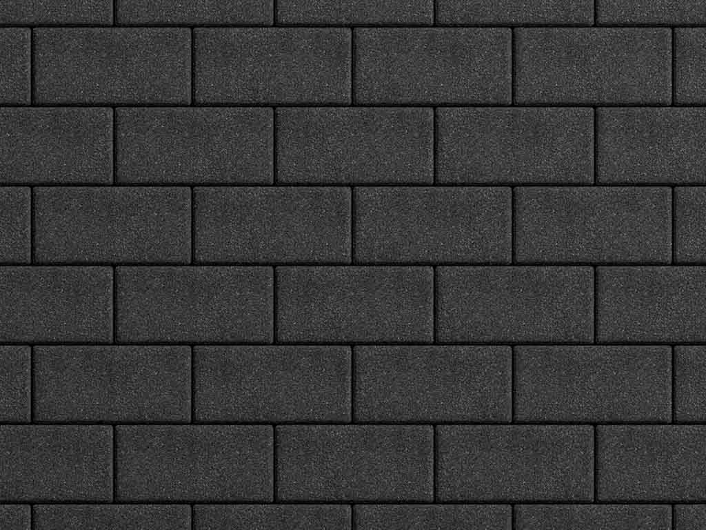 Плитка тротуарная Прямоугольник Б.2.П.6 стоунмикс черный, 200*100*60 мм