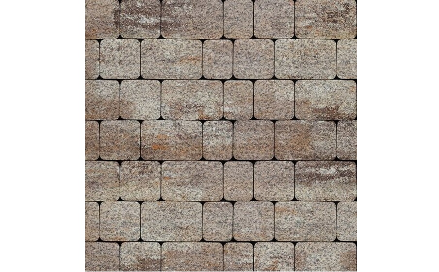 Плитка тротуарная SteinRus Инсбрук Альт А.1.Фсм.4, Native, ColorMix Берилл, толщина 40 мм