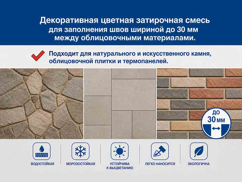Затирка для швов Perel NFS PRO 0555 шоколадная, 25 кг