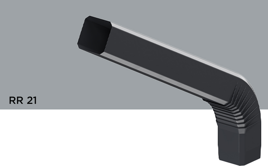 Нижнее колено Orima RR 21 для системы D 110/85*85 мм