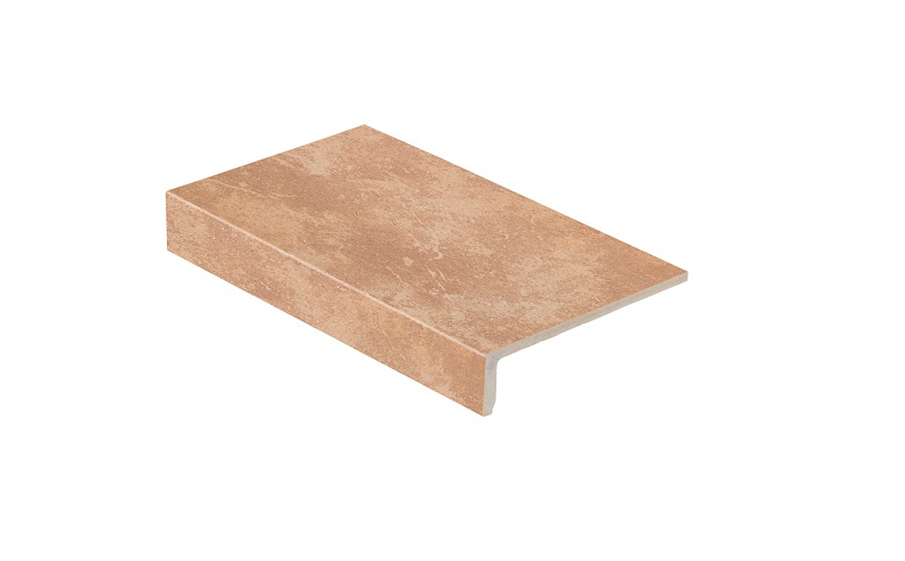 Клинкерная ступень прямоугольная Stroeher Keraplatte Roccia 835 sandos 294х175х52х10 мм