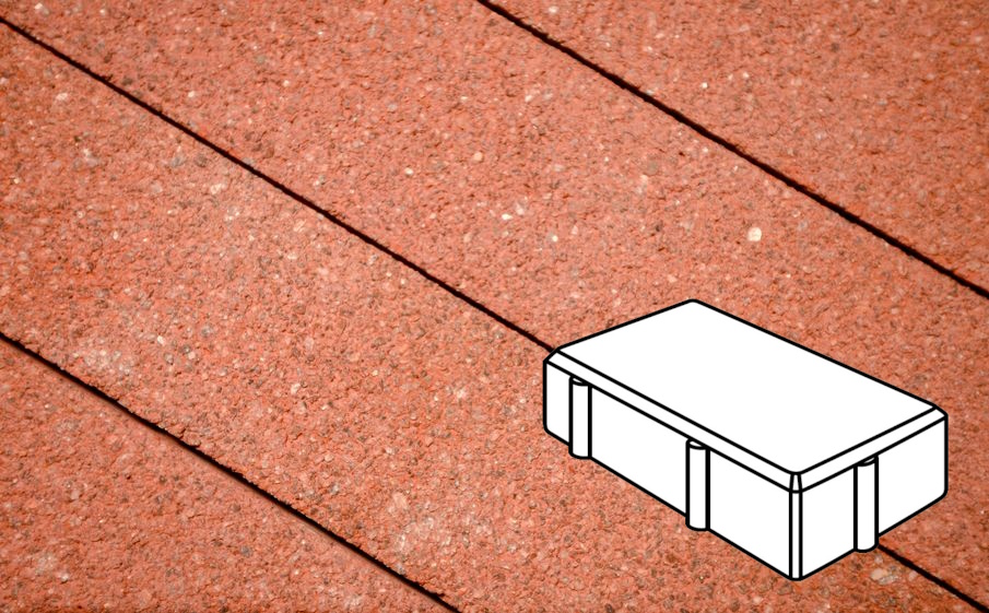 Плитка тротуарная Готика Premium Silver, Брусчатка Б.2.П.7, №9, 200*100*70 мм