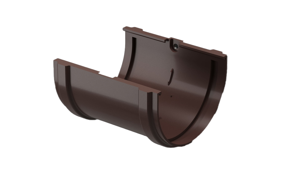 Соединитель желобов Docke PREMIUM, шоколад