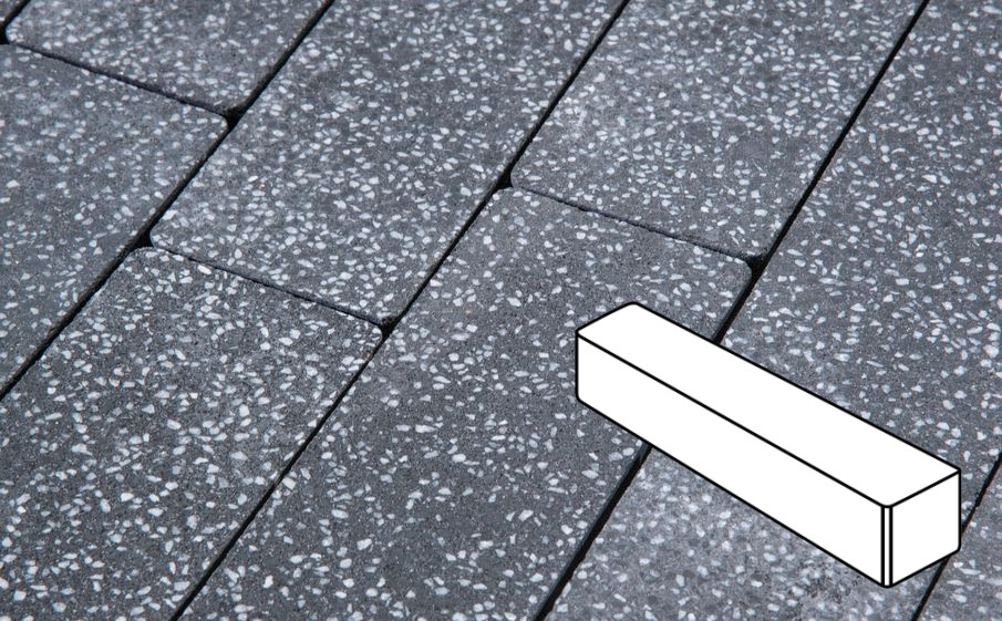 Плитка тротуарная Готика, Granite FINO, Ригель Б.3.П.8, Суховязский, 360*80*80 мм