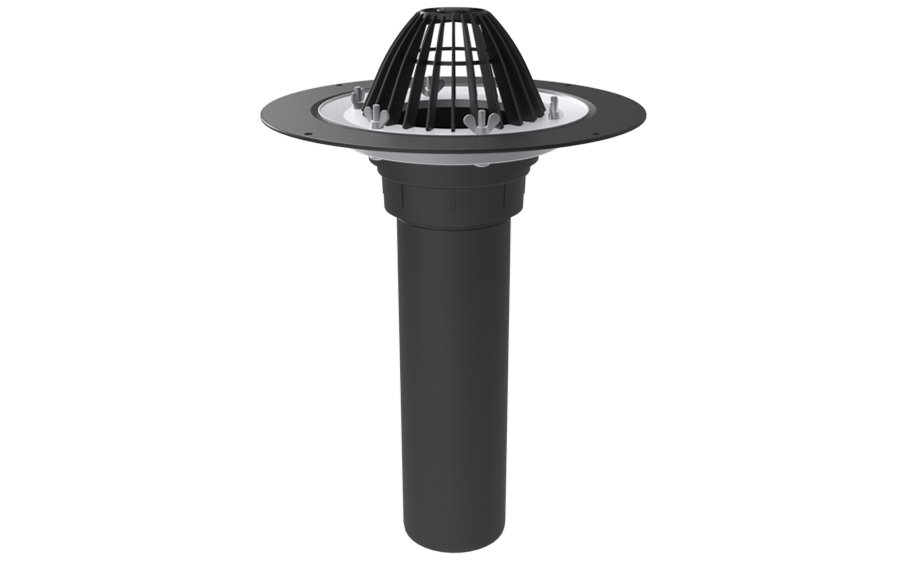 Кровельная воронка Termoclip тип ВФ с обжимным фланцем, 160*175 мм