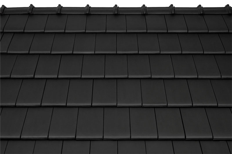 Керамическая черепица рядовая TONDACH Figaro Deluxe basalt engobe